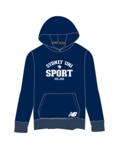 Ladies Navy Hoodie